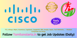 Cisco Off Campus Drive - Tamilanalerts.in