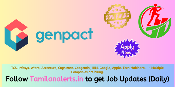 Genpact Off Campus Drive - Tamilanalerts.in