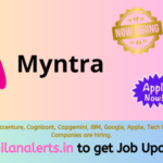 Myntra Off Campus Drive - Tamilanalerts.in