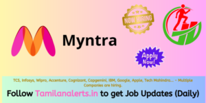 Myntra Off Campus Drive - Tamilanalerts.in