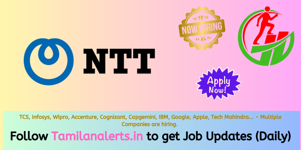 NTT Off Campus Drive - Tamilanalerts.in