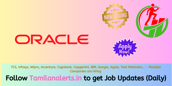 Oracle Off Campus Drive - Tamilanalerts.in