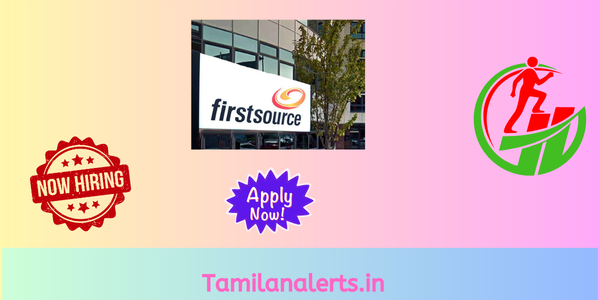 Firstsource Off Campus Drive - Tamilanalerts.in